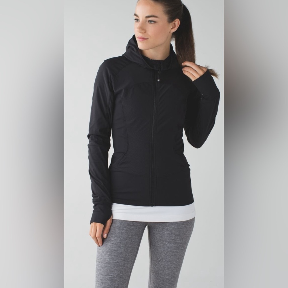 Lululemon jacket reversible black